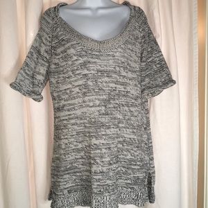 CAbi Marled Tunic Sweater L GUC